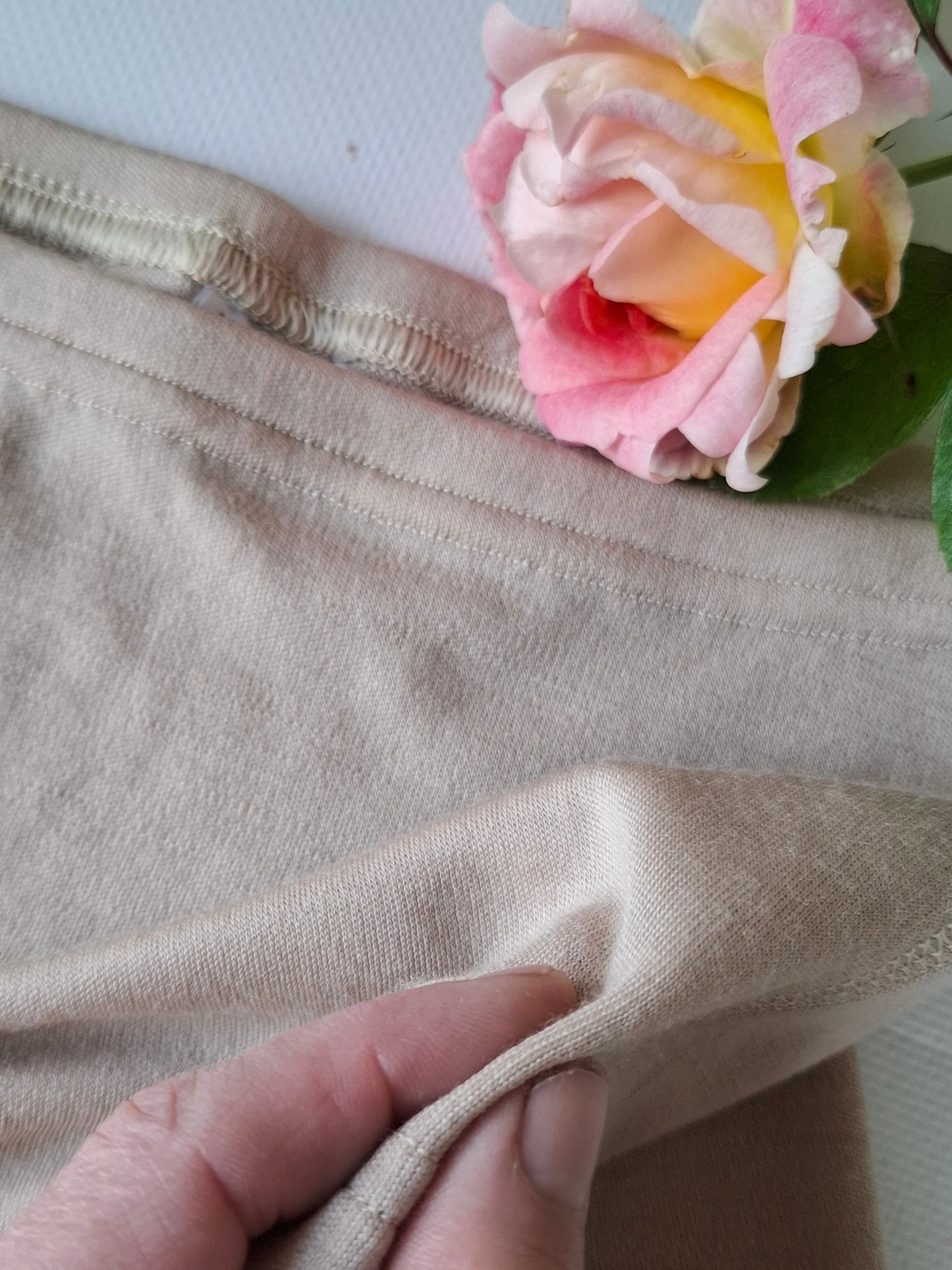High Waist Double-weave 100% Merino Wool Thermal Ladies Panties