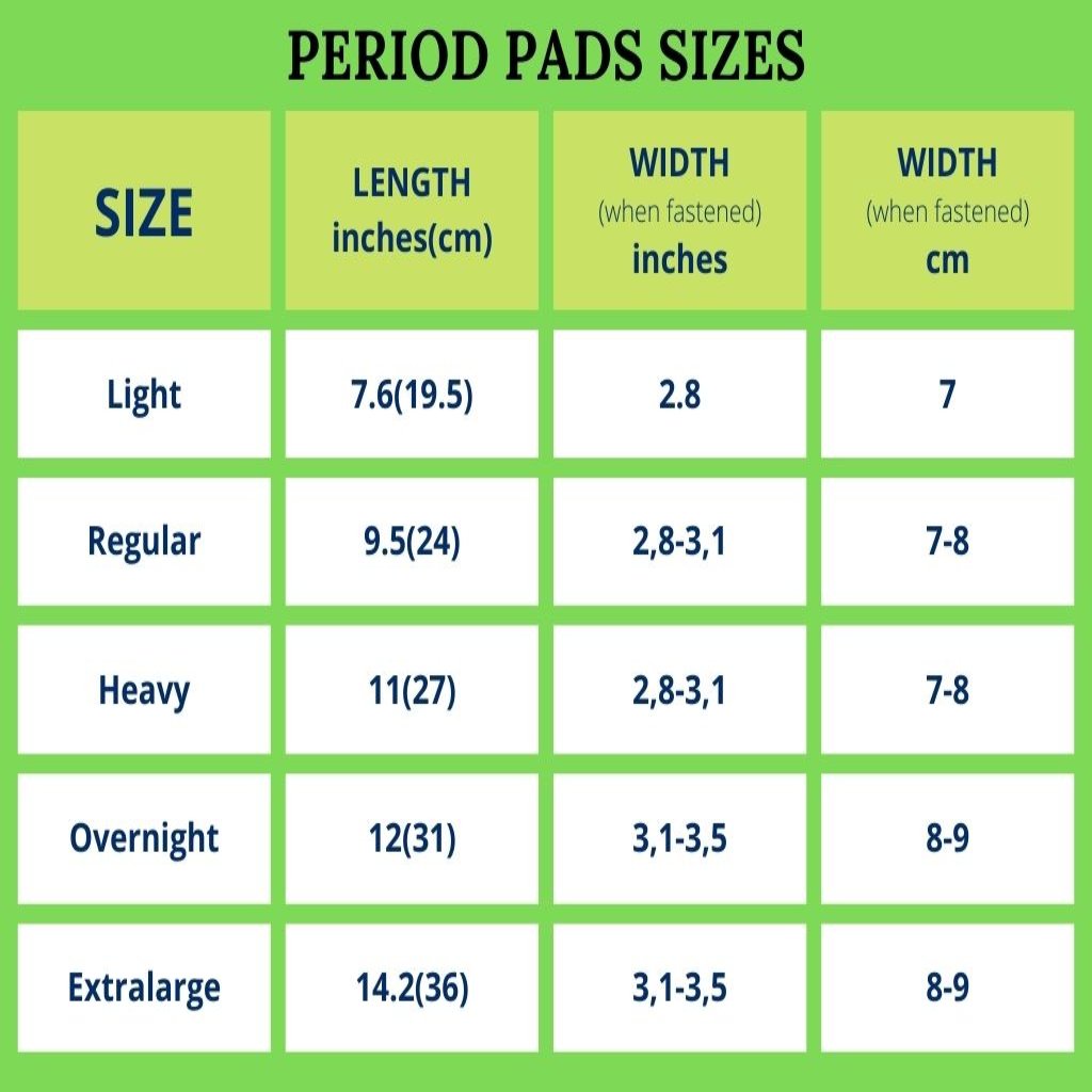 Leakproof Reusable 100% Merino Wool Cloth Period / Incontinence Pads. Orange