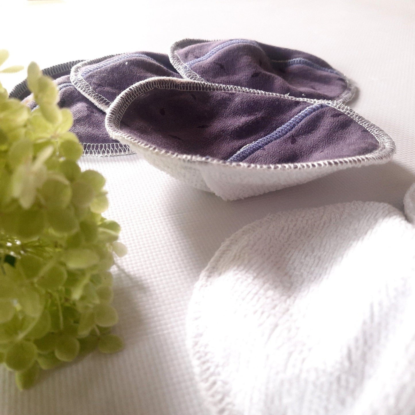 Merino Wool Nursing pads. Reusable Anatomic Breastfeeding Pads with PUL. Leakproof Washable. 4 layers.