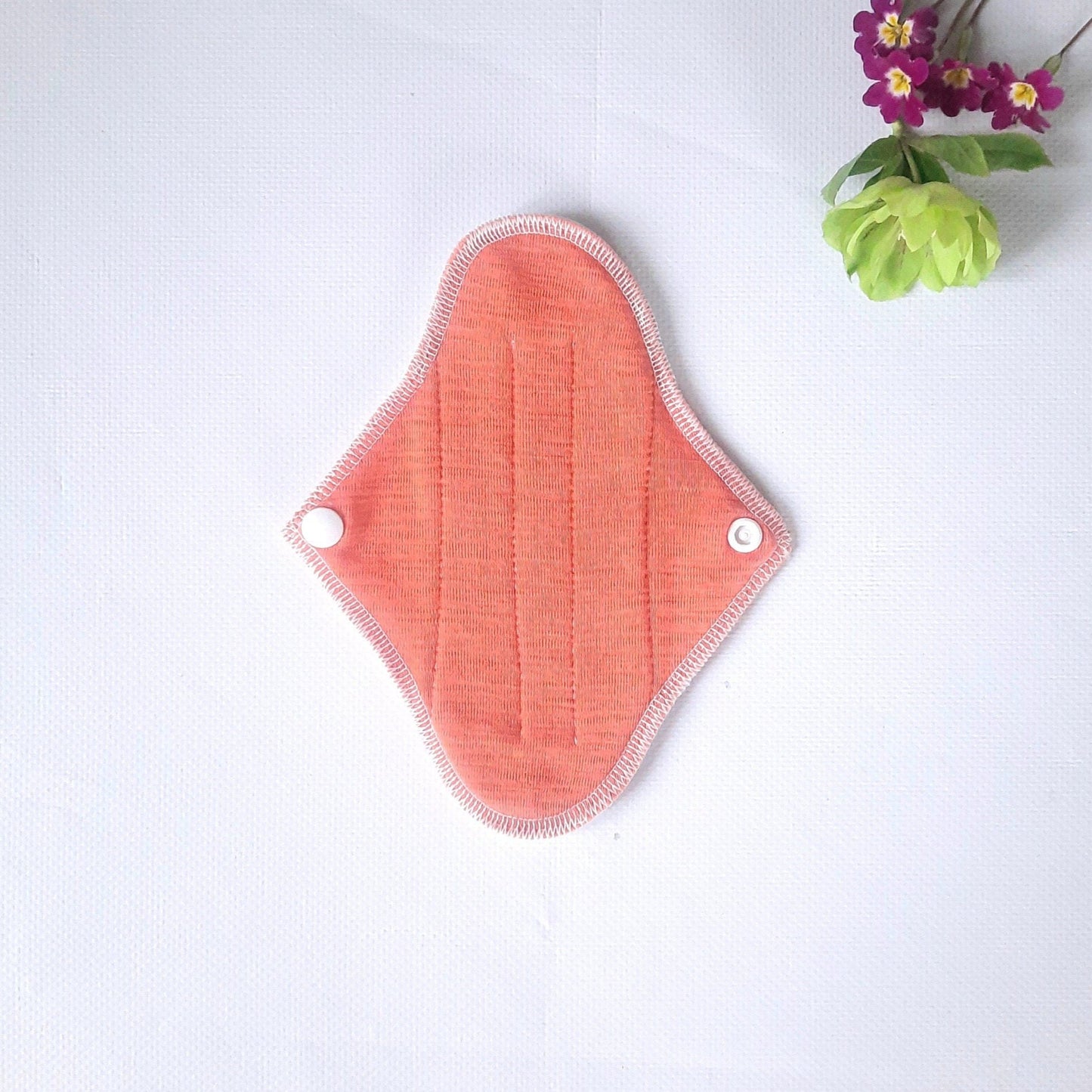 100% Merino Wool Reusable Period Pads. Cloth pads starter set of 4. Incontinence Pads. Orange