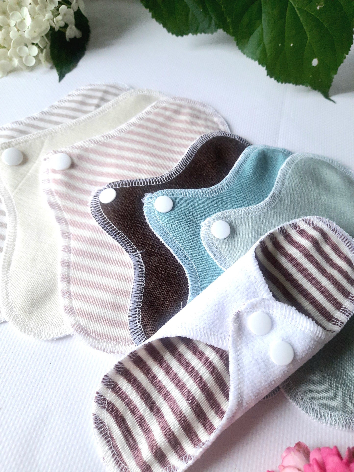 Merino Wool or Merino/Silk Panty Liners. PUL Ultrathin Daily Pantyliner. Winged Reusable Light Flow Pads.