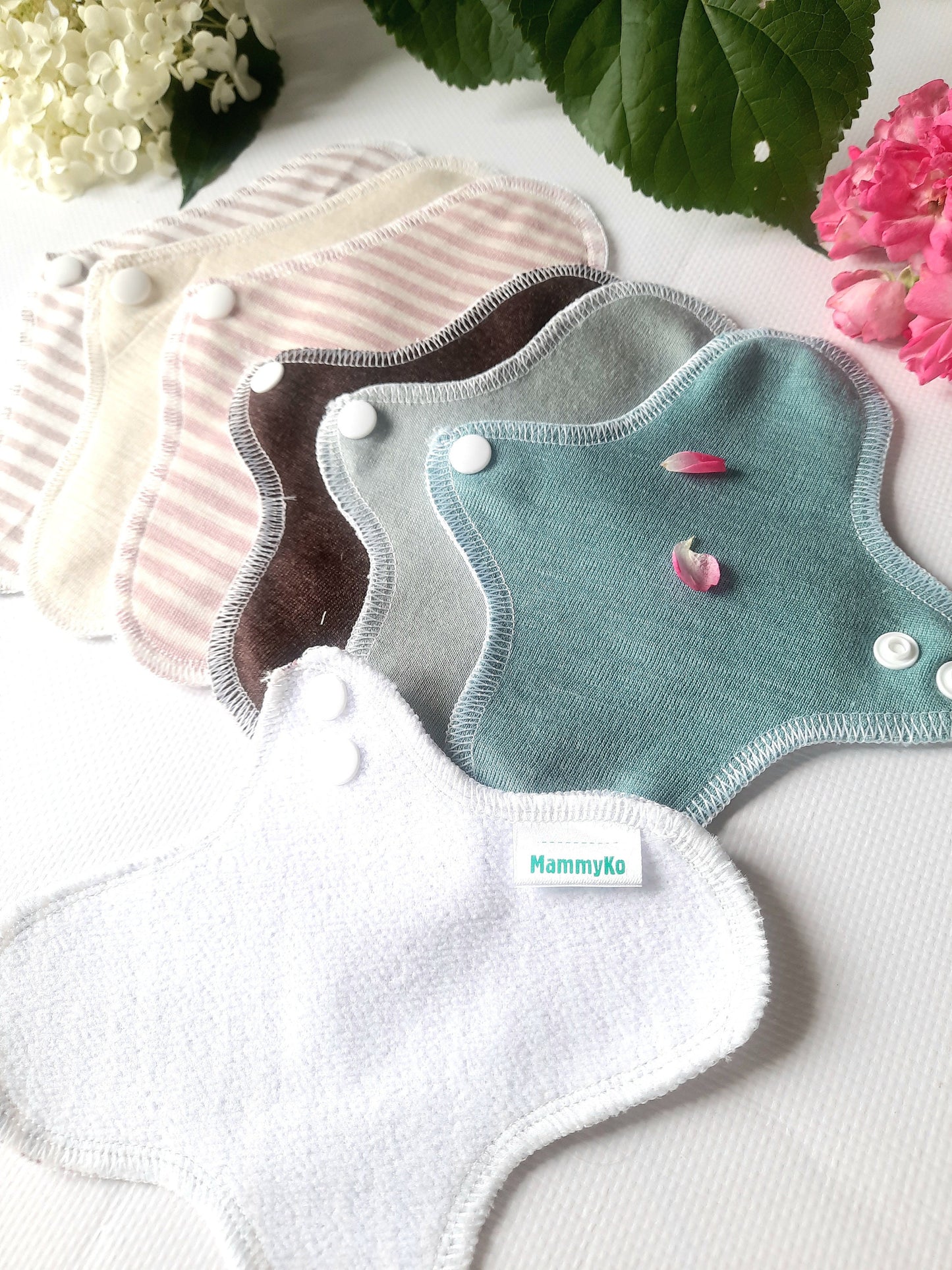 Merino/Silk or Merino Wool Panty Liners. PUL Ultrathin Daily Pantyliner. Winged Reusable Light Flow Pads.